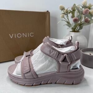Vionic Walk Max Wanderer Athletic Support Sandals Magnolia Dusk Women's 6 NWB
